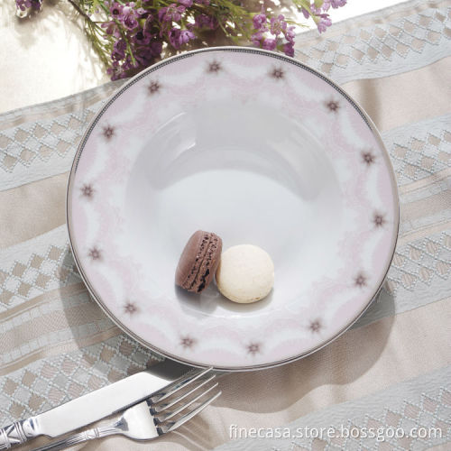 15years manufacture new design super white 20PCS porcelain dinner set